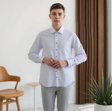 4LBM45+1* Рубашка мужская BROSTEM