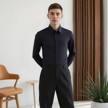 4LBM27+7* Рубашка мужская BROSTEM