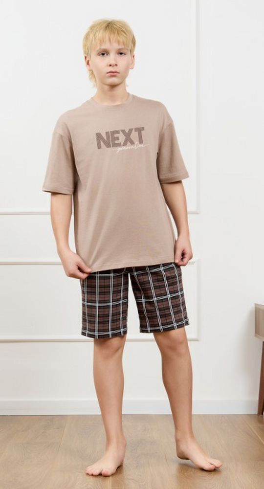 КМ-212 Костюм для мальчика Браун-2 Детский Бум