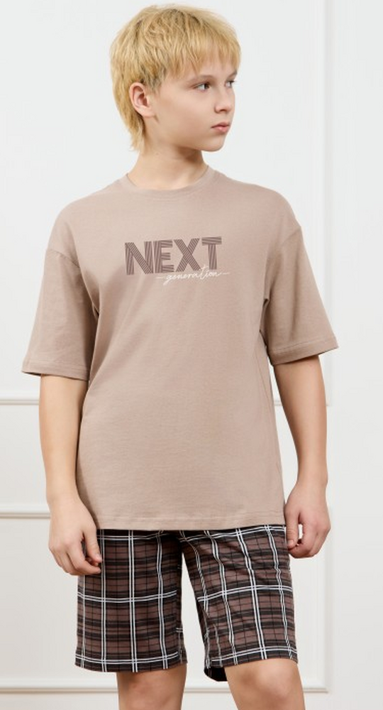 КМ-212 Костюм для мальчика Браун-2 Детский Бум