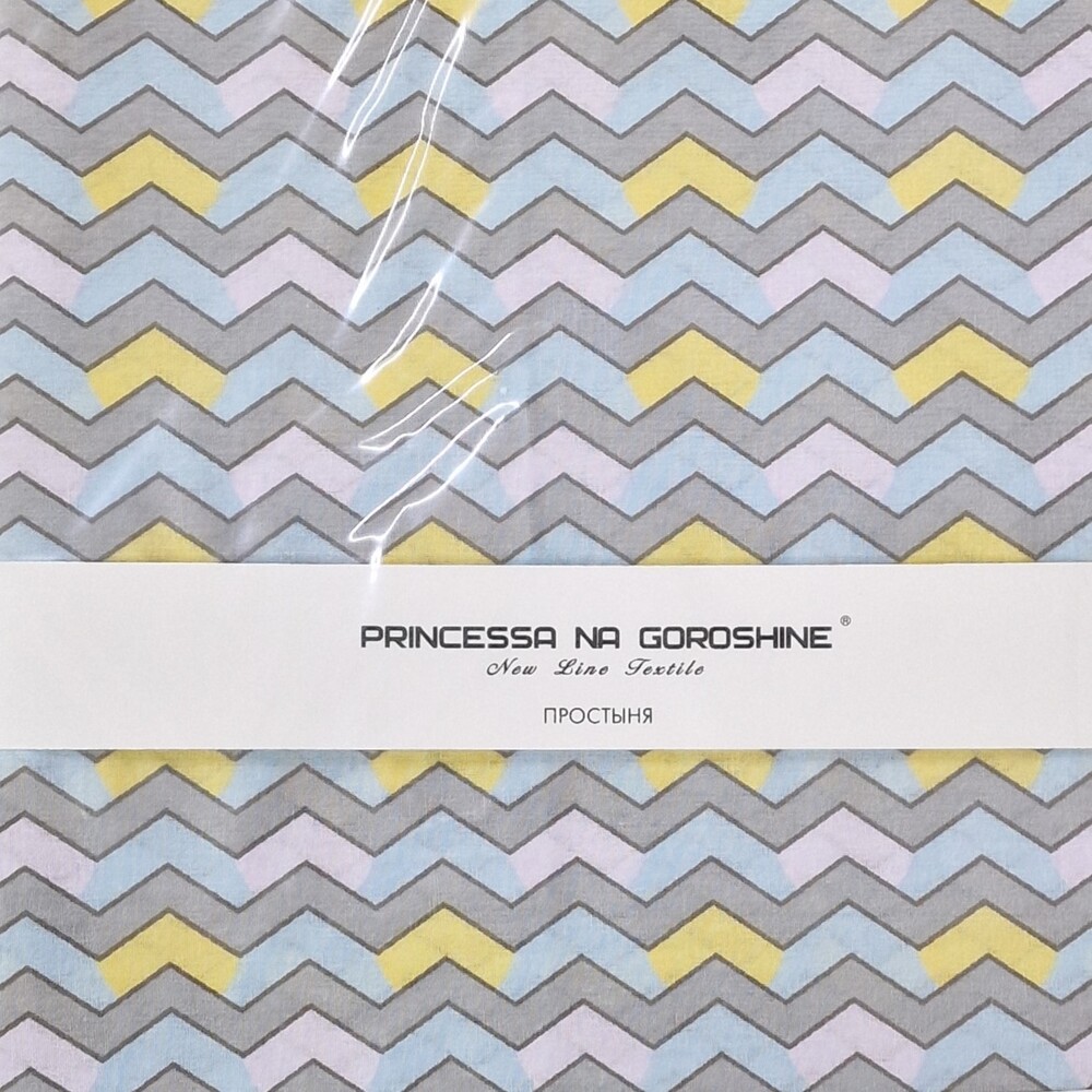 Простыня 180х220 поплин Принцесса