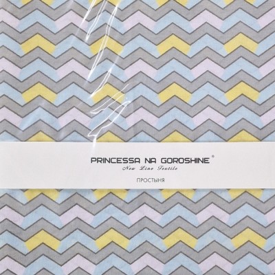 Простыня 180х220 поплин Принцесса