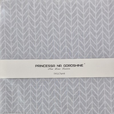 Простыня 180х220 поплин Принцесса