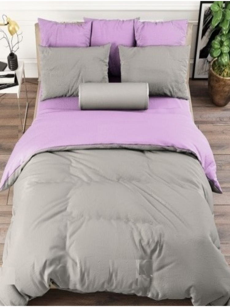 КПБ 1,5сп поплин однотонный Хлопковый рай