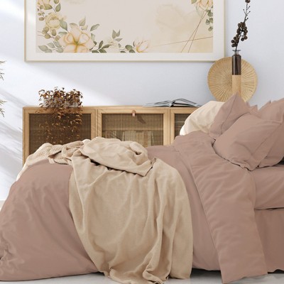 КПБ 1,5сп поплин однотонный Хлопковый рай