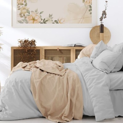 КПБ 1,5сп поплин однотонный Хлопковый рай