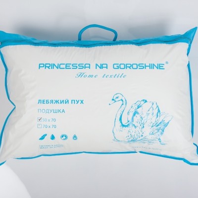 Подушка 50х70 лебяжий пух Принцесса 4022