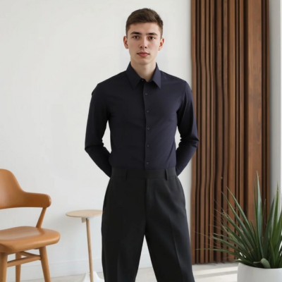 4LBM27+7* Рубашка мужская BROSTEM