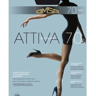 Колготки"ОМСА"Аттива 70 005ОМ